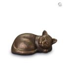 UGK 210 Keramik Urne " Resting Cat "