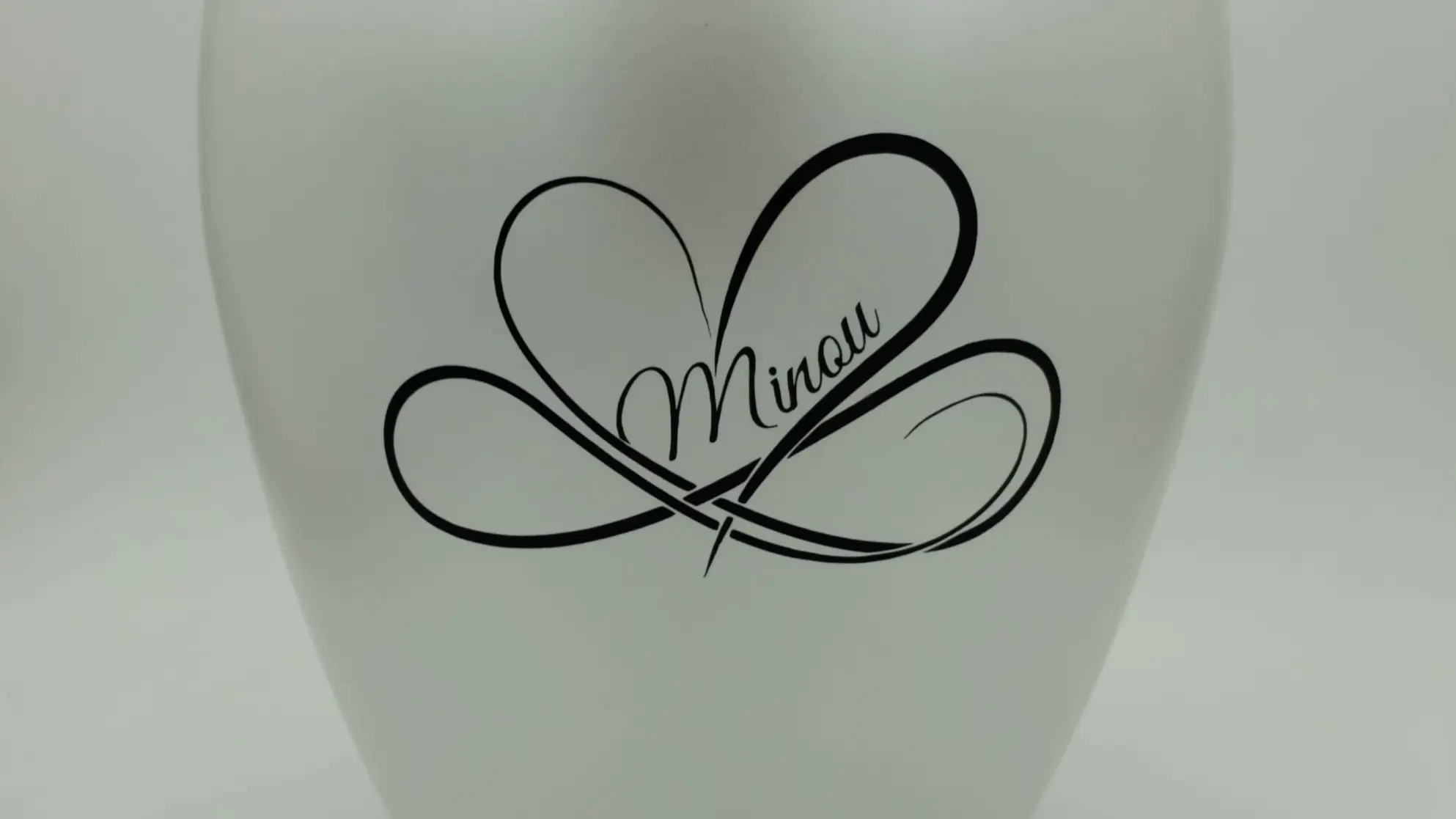 Folienschrift Infinity Herz